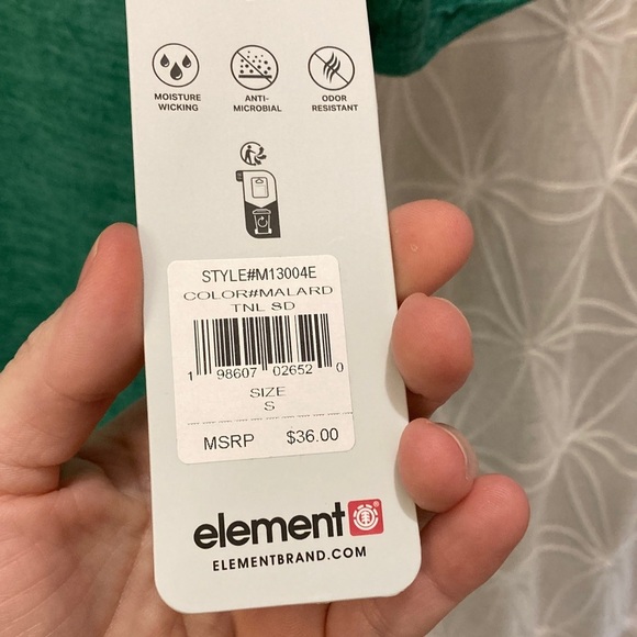 NWT Men’s Element Active T-shirt - Picture 3 of 8